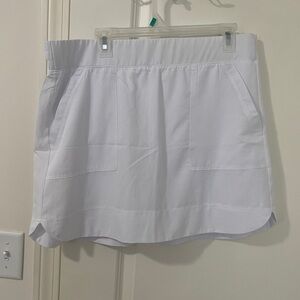 White athletic skirt